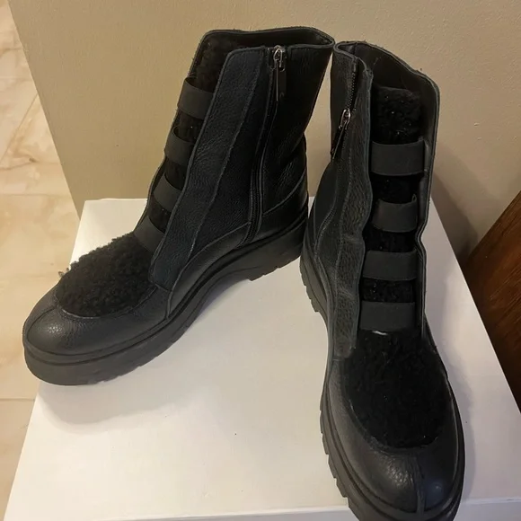 Aquatalia Boots with teddy inserts size 9 1/2 real lambs wool - Picture 4 of 5